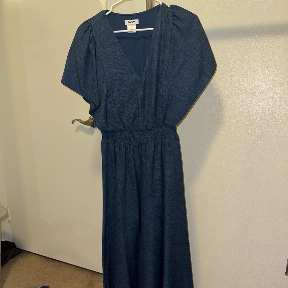 DKNY Women's Navy Maxi Dress